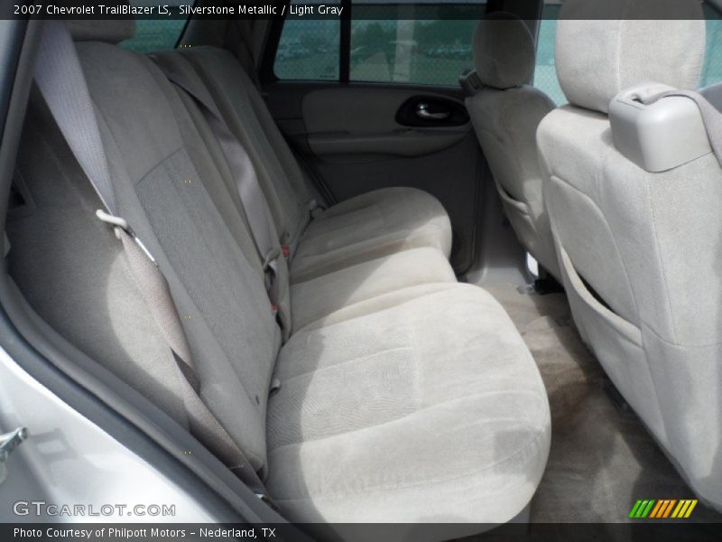 Silverstone Metallic / Light Gray 2007 Chevrolet TrailBlazer LS