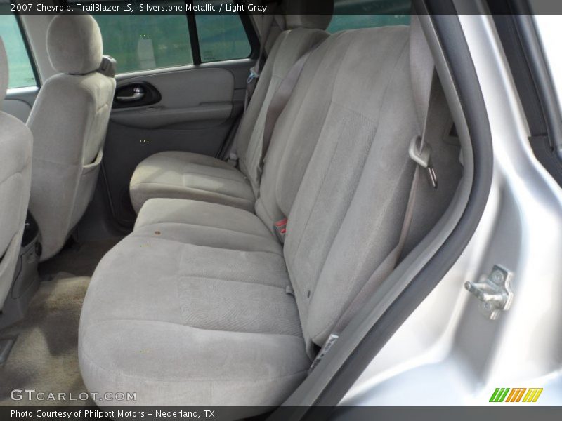 Silverstone Metallic / Light Gray 2007 Chevrolet TrailBlazer LS