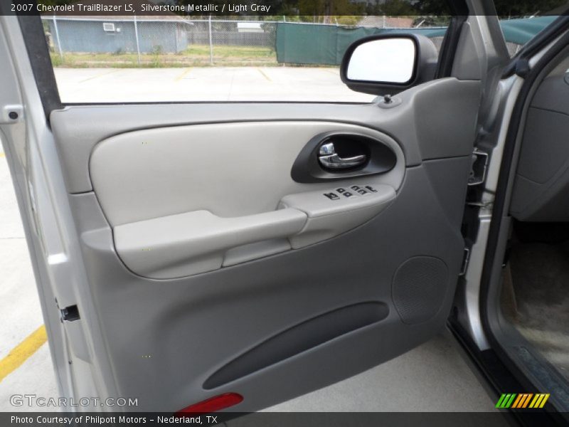 Silverstone Metallic / Light Gray 2007 Chevrolet TrailBlazer LS
