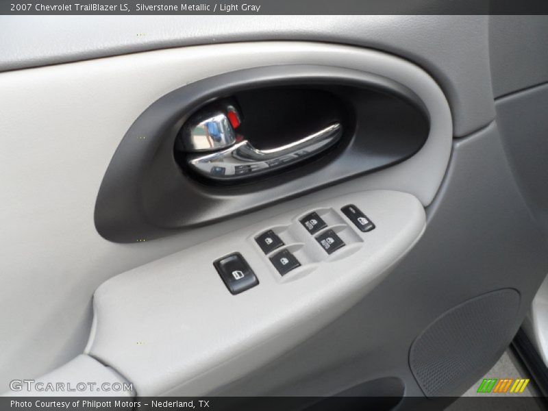 Silverstone Metallic / Light Gray 2007 Chevrolet TrailBlazer LS
