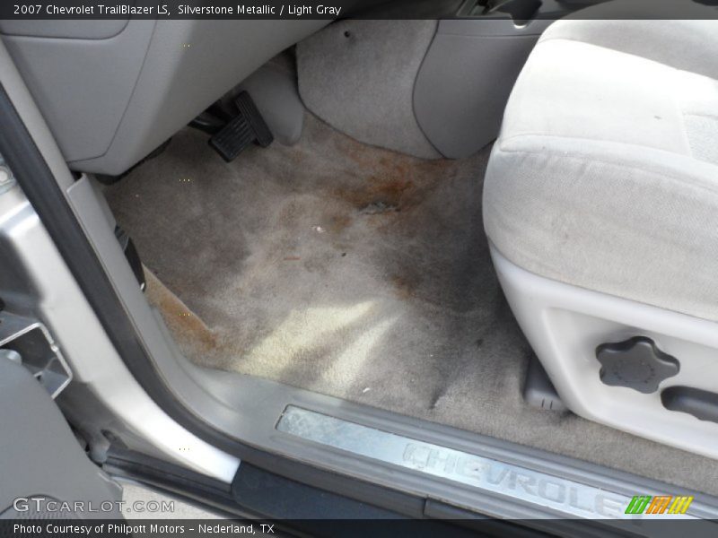 Silverstone Metallic / Light Gray 2007 Chevrolet TrailBlazer LS