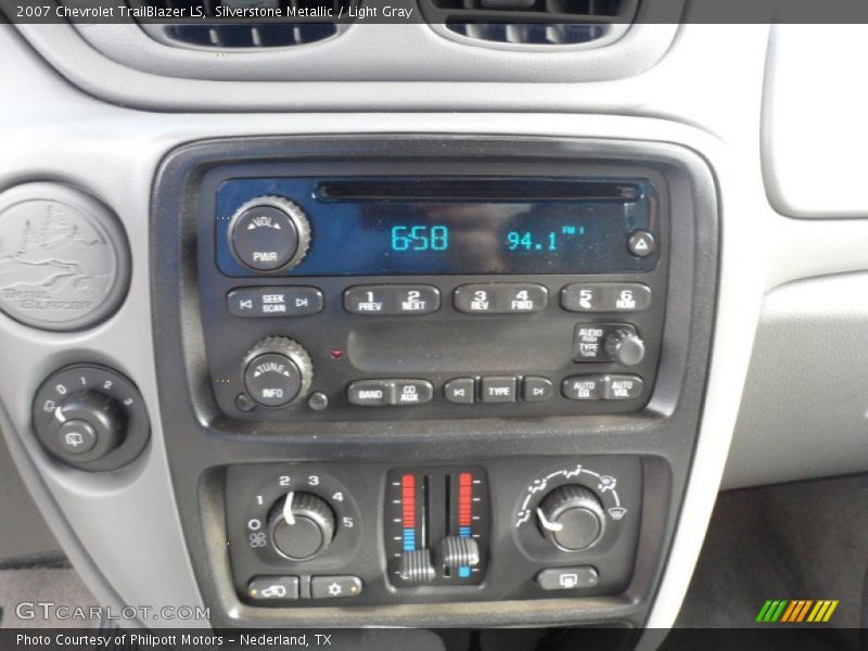Silverstone Metallic / Light Gray 2007 Chevrolet TrailBlazer LS