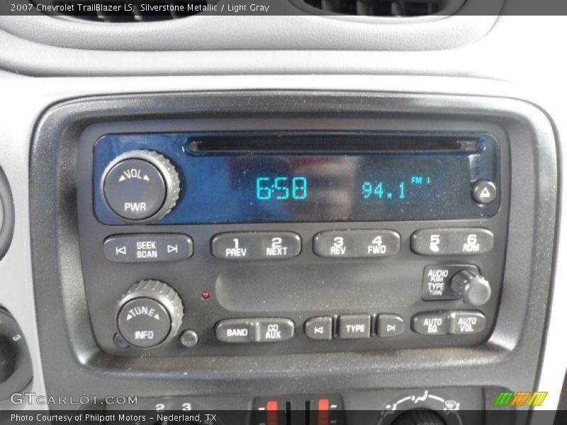 Silverstone Metallic / Light Gray 2007 Chevrolet TrailBlazer LS