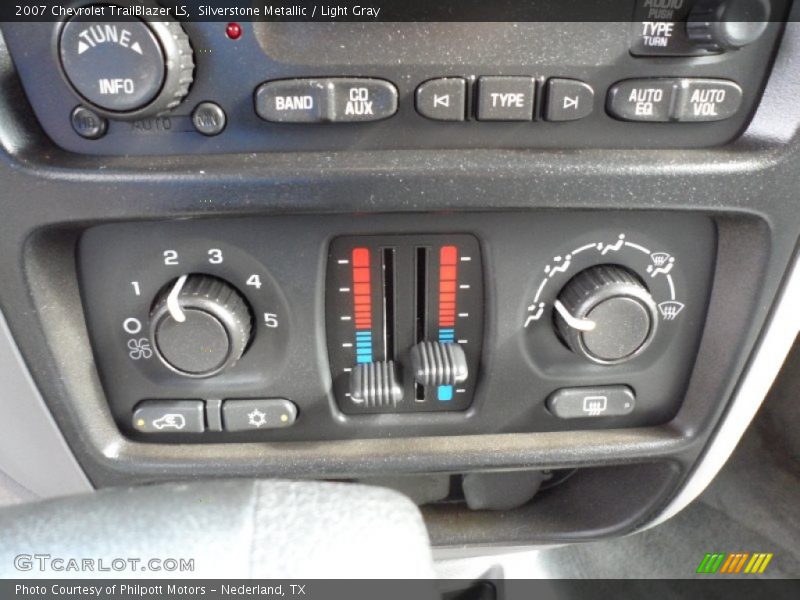 Silverstone Metallic / Light Gray 2007 Chevrolet TrailBlazer LS