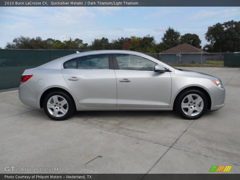 Quicksilver Metallic / Dark Titanium/Light Titanium 2010 Buick LaCrosse CX
