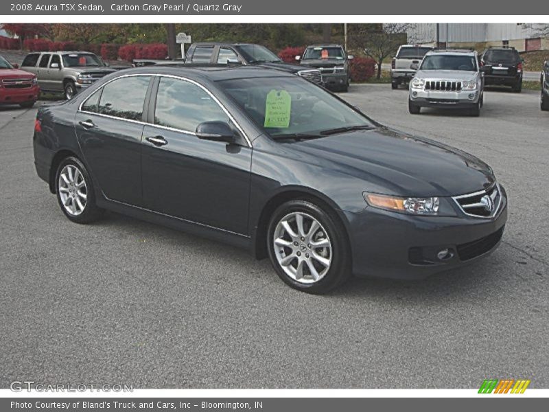 Carbon Gray Pearl / Quartz Gray 2008 Acura TSX Sedan