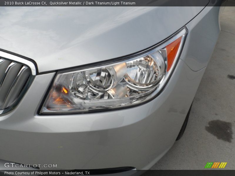 Quicksilver Metallic / Dark Titanium/Light Titanium 2010 Buick LaCrosse CX