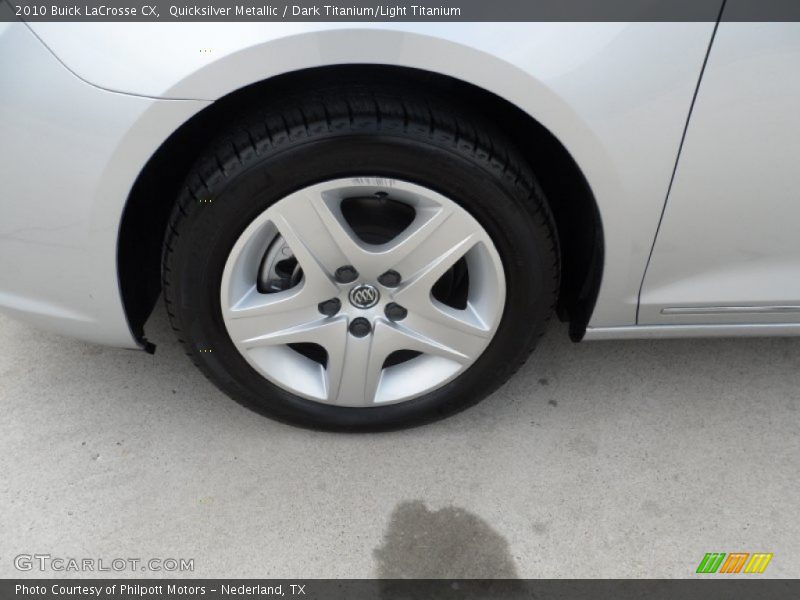 Quicksilver Metallic / Dark Titanium/Light Titanium 2010 Buick LaCrosse CX