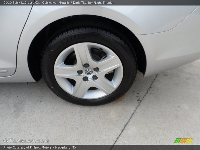 Quicksilver Metallic / Dark Titanium/Light Titanium 2010 Buick LaCrosse CX