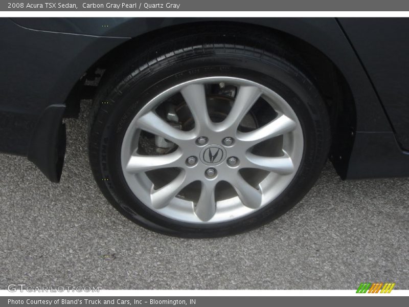 Carbon Gray Pearl / Quartz Gray 2008 Acura TSX Sedan