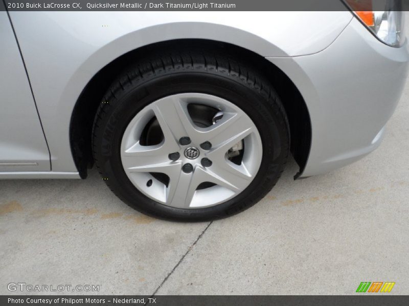 Quicksilver Metallic / Dark Titanium/Light Titanium 2010 Buick LaCrosse CX