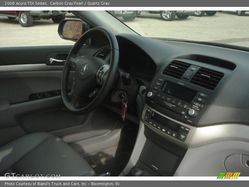 Carbon Gray Pearl / Quartz Gray 2008 Acura TSX Sedan