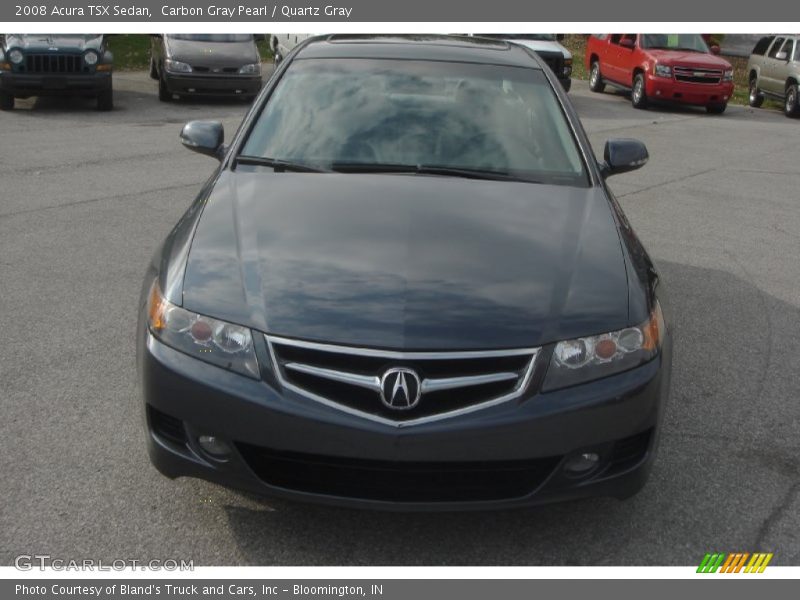 Carbon Gray Pearl / Quartz Gray 2008 Acura TSX Sedan