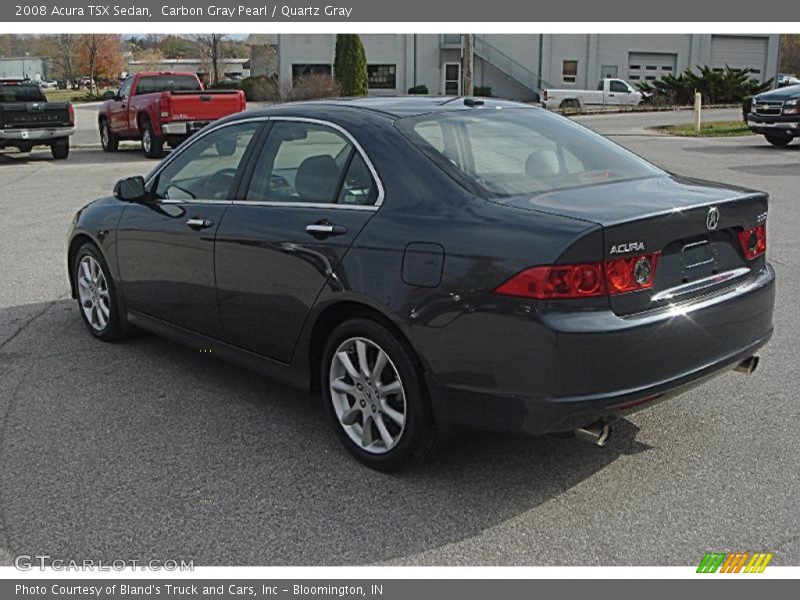 Carbon Gray Pearl / Quartz Gray 2008 Acura TSX Sedan