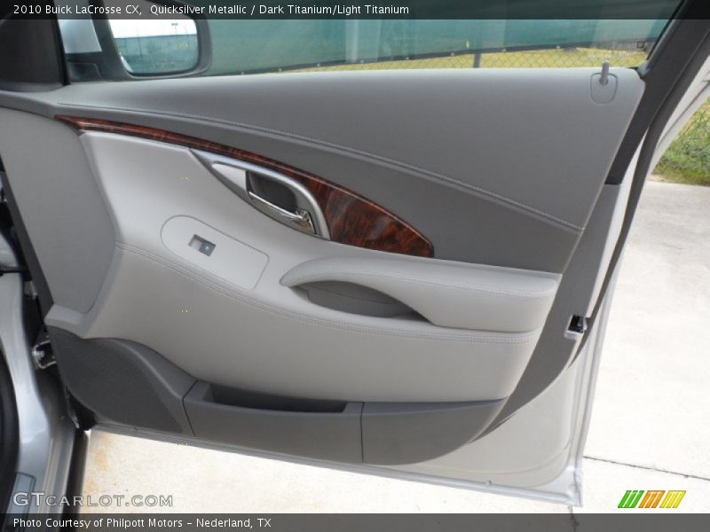 Quicksilver Metallic / Dark Titanium/Light Titanium 2010 Buick LaCrosse CX