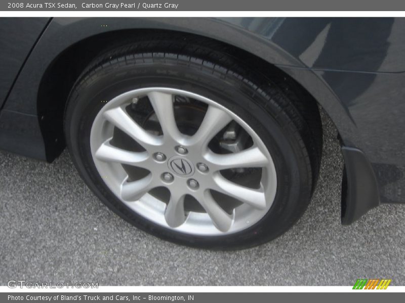 Carbon Gray Pearl / Quartz Gray 2008 Acura TSX Sedan