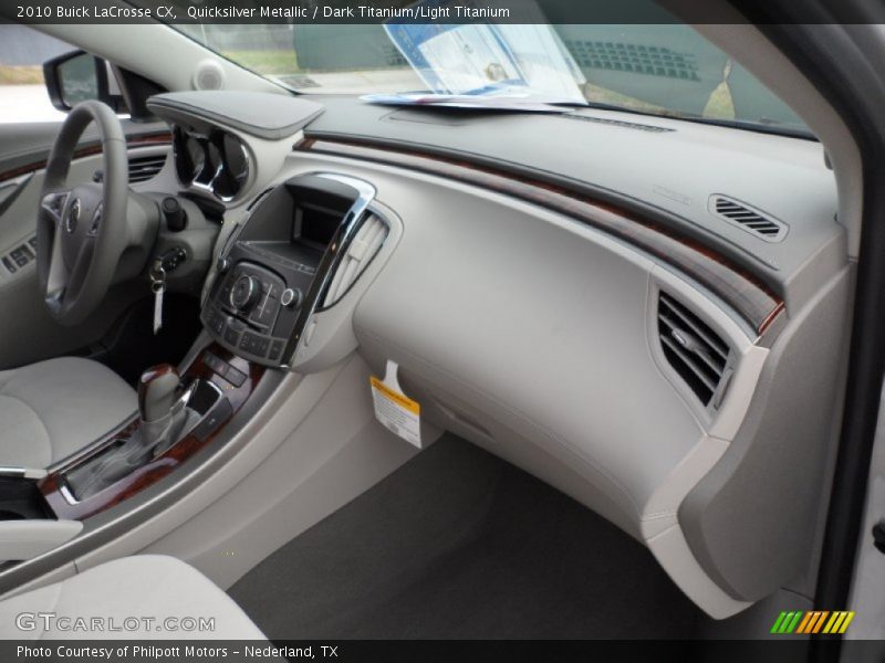 Quicksilver Metallic / Dark Titanium/Light Titanium 2010 Buick LaCrosse CX