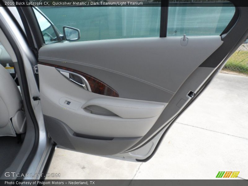 Quicksilver Metallic / Dark Titanium/Light Titanium 2010 Buick LaCrosse CX