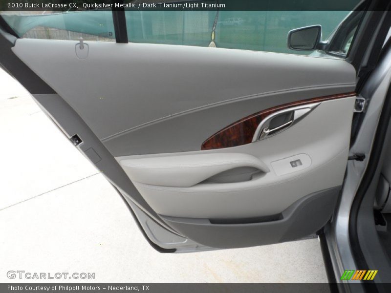 Quicksilver Metallic / Dark Titanium/Light Titanium 2010 Buick LaCrosse CX