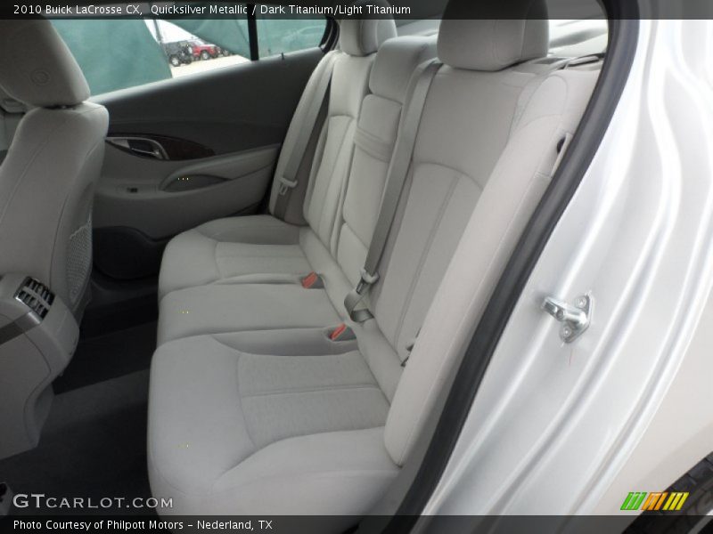 Quicksilver Metallic / Dark Titanium/Light Titanium 2010 Buick LaCrosse CX