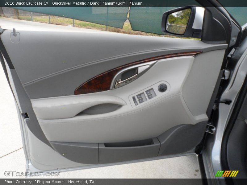 Quicksilver Metallic / Dark Titanium/Light Titanium 2010 Buick LaCrosse CX