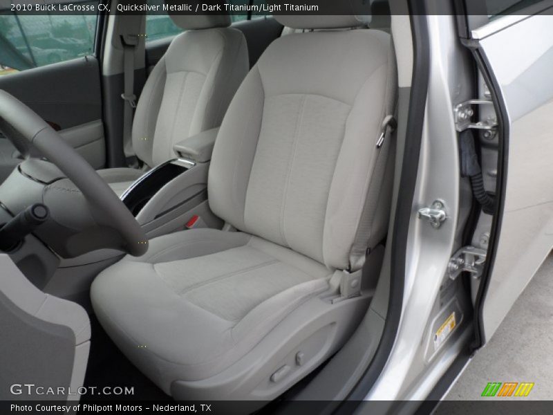 Quicksilver Metallic / Dark Titanium/Light Titanium 2010 Buick LaCrosse CX