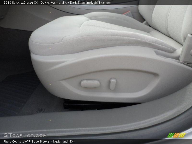 Quicksilver Metallic / Dark Titanium/Light Titanium 2010 Buick LaCrosse CX