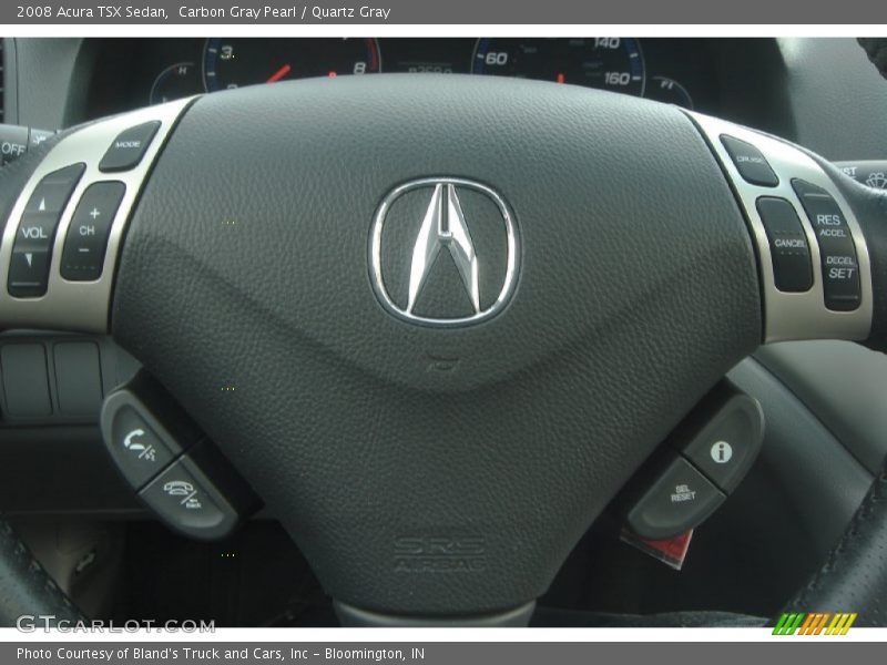 Carbon Gray Pearl / Quartz Gray 2008 Acura TSX Sedan
