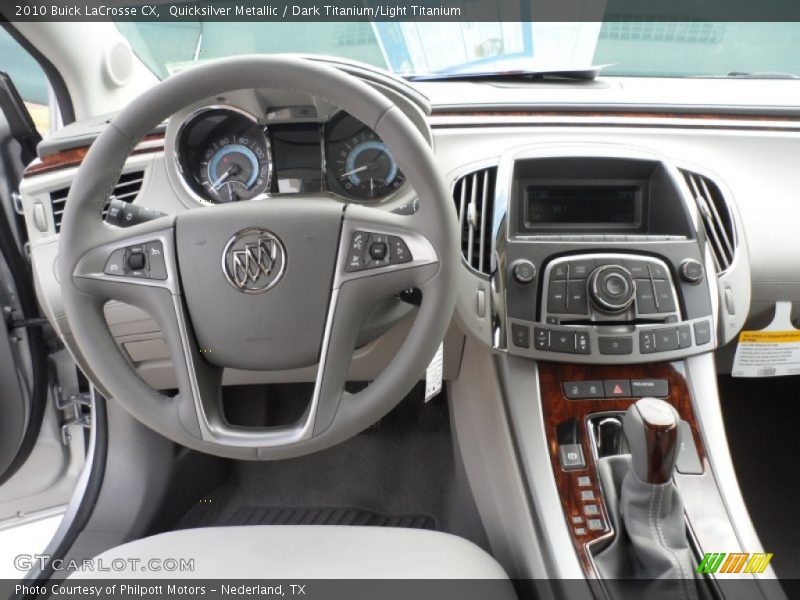 Quicksilver Metallic / Dark Titanium/Light Titanium 2010 Buick LaCrosse CX