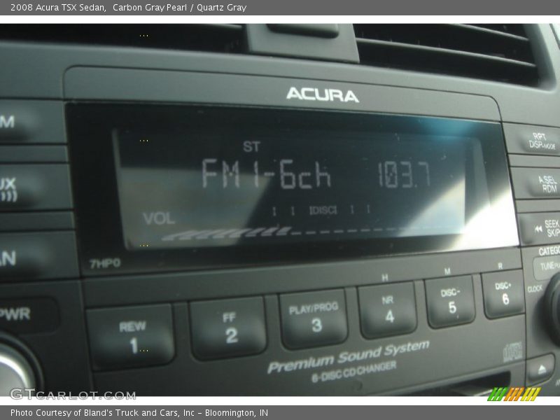 Carbon Gray Pearl / Quartz Gray 2008 Acura TSX Sedan