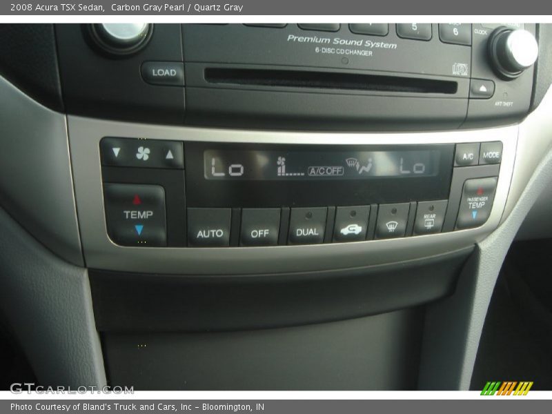 Carbon Gray Pearl / Quartz Gray 2008 Acura TSX Sedan