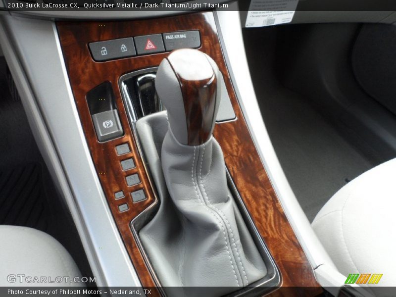 Quicksilver Metallic / Dark Titanium/Light Titanium 2010 Buick LaCrosse CX