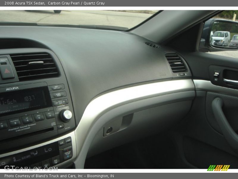 Carbon Gray Pearl / Quartz Gray 2008 Acura TSX Sedan