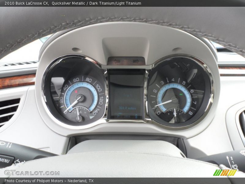 Quicksilver Metallic / Dark Titanium/Light Titanium 2010 Buick LaCrosse CX