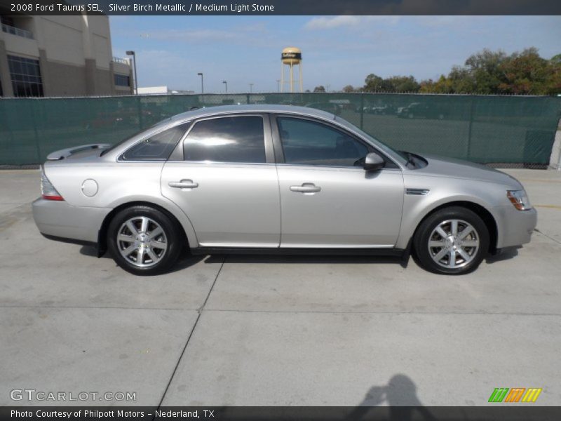 Silver Birch Metallic / Medium Light Stone 2008 Ford Taurus SEL