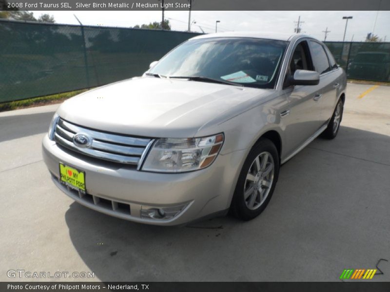 Silver Birch Metallic / Medium Light Stone 2008 Ford Taurus SEL