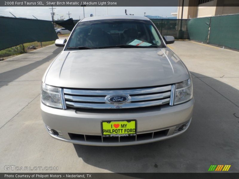 Silver Birch Metallic / Medium Light Stone 2008 Ford Taurus SEL