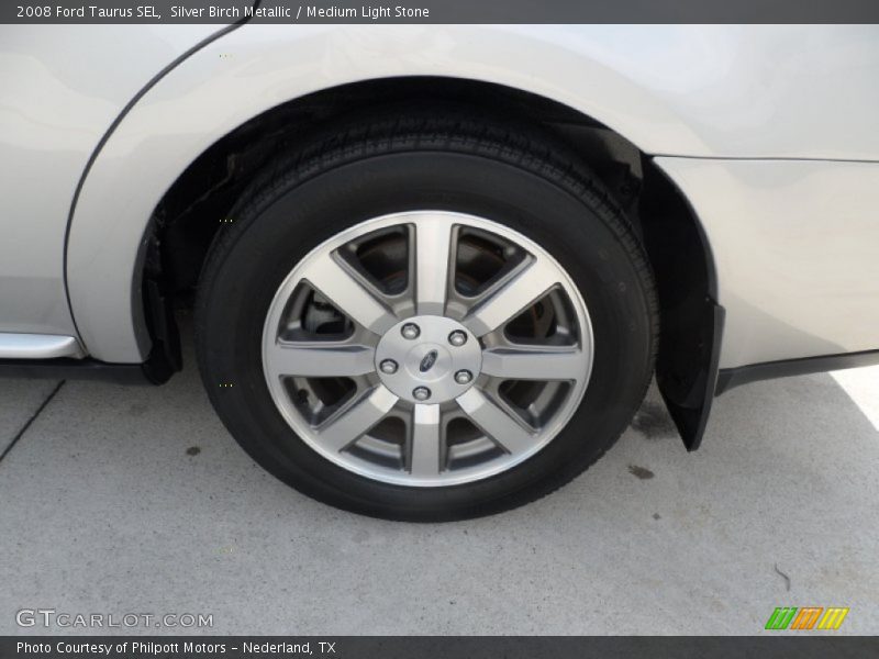 Silver Birch Metallic / Medium Light Stone 2008 Ford Taurus SEL