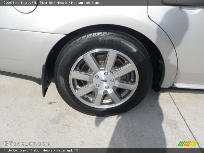 Silver Birch Metallic / Medium Light Stone 2008 Ford Taurus SEL