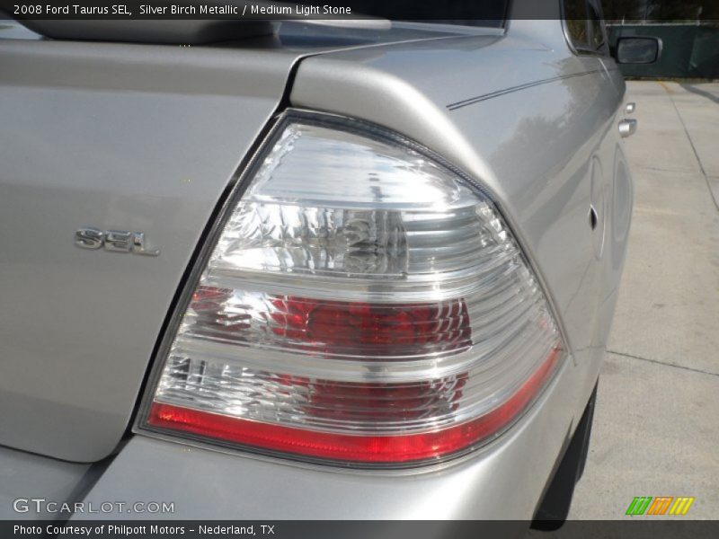 Silver Birch Metallic / Medium Light Stone 2008 Ford Taurus SEL