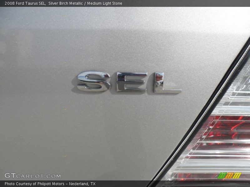 Silver Birch Metallic / Medium Light Stone 2008 Ford Taurus SEL