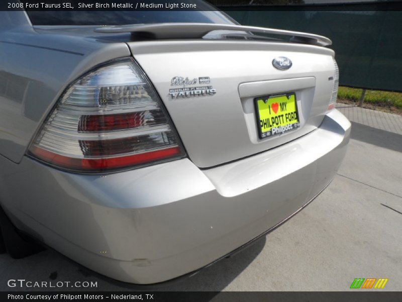 Silver Birch Metallic / Medium Light Stone 2008 Ford Taurus SEL