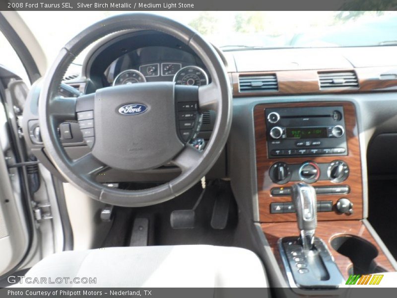 Silver Birch Metallic / Medium Light Stone 2008 Ford Taurus SEL