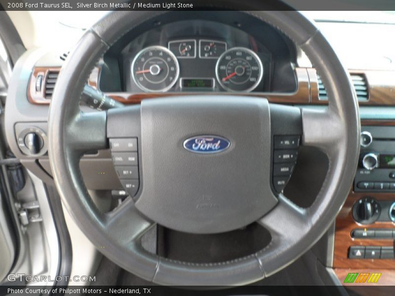 Silver Birch Metallic / Medium Light Stone 2008 Ford Taurus SEL