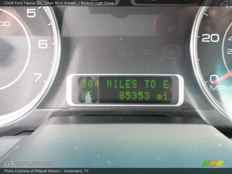 Silver Birch Metallic / Medium Light Stone 2008 Ford Taurus SEL