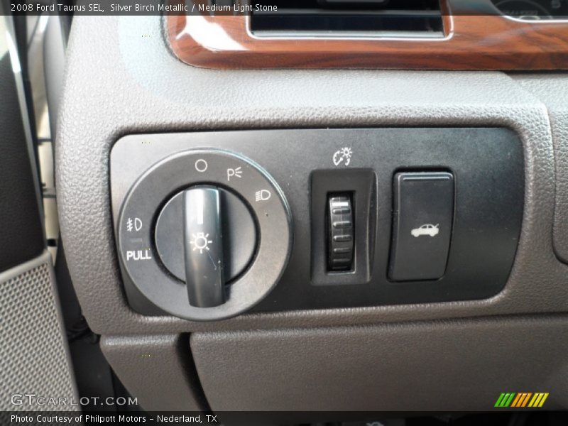 Silver Birch Metallic / Medium Light Stone 2008 Ford Taurus SEL