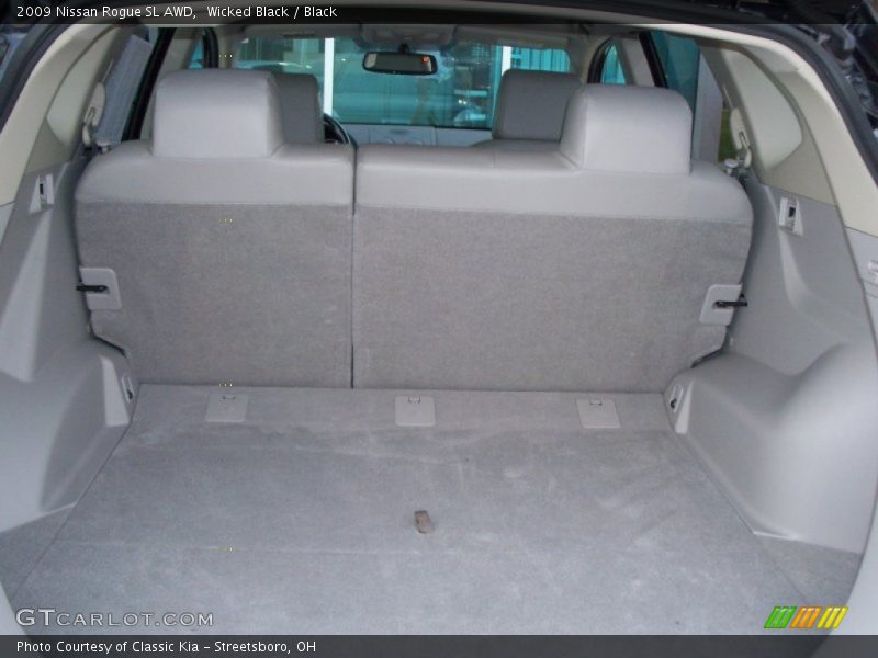 Wicked Black / Black 2009 Nissan Rogue SL AWD