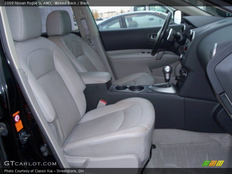 Wicked Black / Black 2009 Nissan Rogue SL AWD