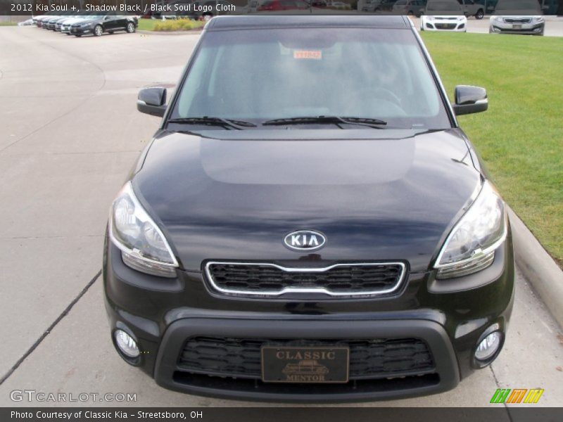 Shadow Black / Black Soul Logo Cloth 2012 Kia Soul +