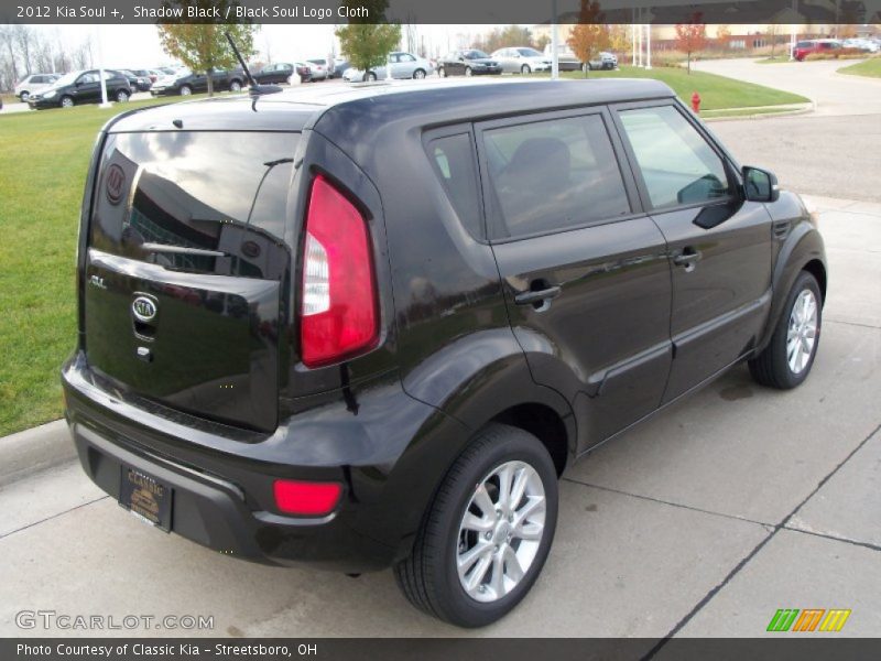 Shadow Black / Black Soul Logo Cloth 2012 Kia Soul +